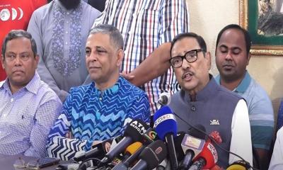 ফখরুলকে চ্যালেঞ্জ ওবায়দুল কাদেরের