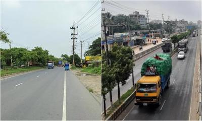 ঈদযাত্রা: সাভার-আশুলিয়ায় নেই গাড়ির চাপ, কমেছে ভোগান্তি