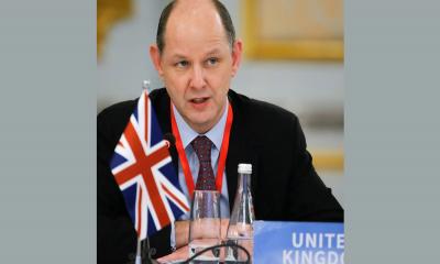 দুই দিনের সফরে ঢাকায় যুক্তরাজ্যের স্থায়ী আন্ডার সেক্রেটারি