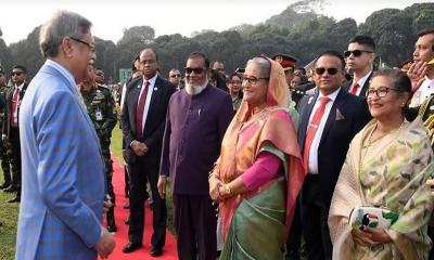 বিজয় দিবসে বঙ্গভবনে রাষ্ট্রপতির সংবর্ধনা