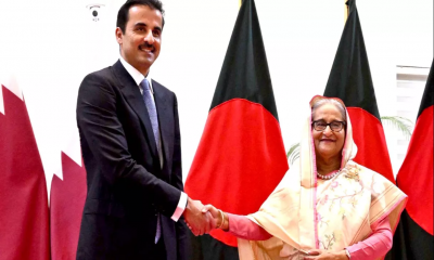 PM warmly welcomes Qatar’s Emir at her office