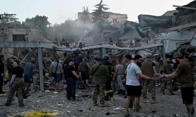 Four dies in Russian strike on eastern Ukraine restaurant