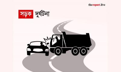 রাজধানীতে বাসের ধাক্কায় ২ সন্তান ও মাসহ আহত ৪