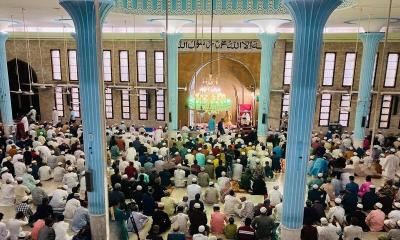 বায়তুল মোকাররমে অনুষ্ঠিত হলো ঈদের প্রথম জামাত