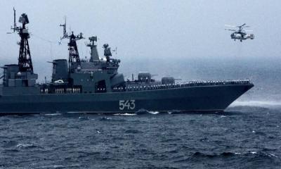 ইসরায়েলে ইরানের হামলার পর পরই ভূমধ্যসাগরে রুশ যুদ্ধজাহাজ