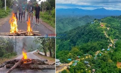ইউপিডিএফের অবরোধ: সাজেকে ৫০০ পর্যটক আটকা