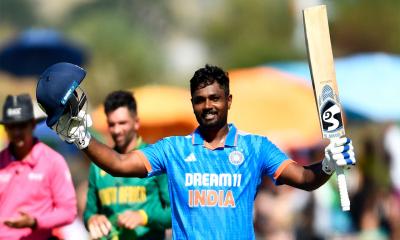 স্যামসনের সেঞ্চুরিতে জয় ও সিরিজ ভারতের