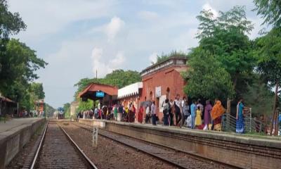 British-era Alamdanga railway station lies uncared for