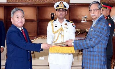 President Shahabuddin urges South Korea to visit Bangladesh with bigger investment