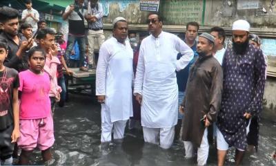 কথা রাখতে ময়লা পানিতে শামীম ওসমান