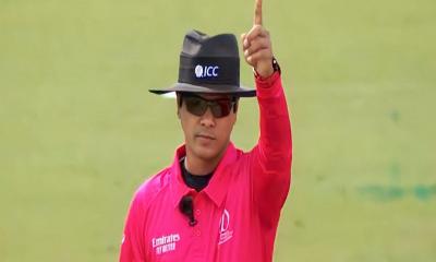 প্রযুক্তিকে হার মানিয়েছেন বাংলাদেশের আম্পায়ার