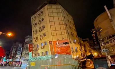 তাইওয়ানে এক রাতে ৮০ বার ভূমিকম্প