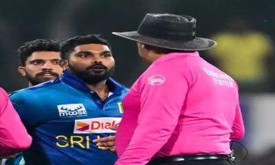 টাইগারদের বিপক্ষে টেস্ট সিরিজে হাসারাঙ্গাকে নিষিদ্ধ করেছে আইসিসি