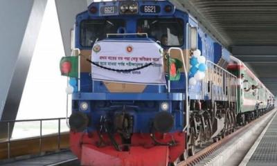 পদ্মা সেতু হয়ে মাওয়া-ভাঙ্গা রেলপথে চললো পরীক্ষামূলক ট্রেন