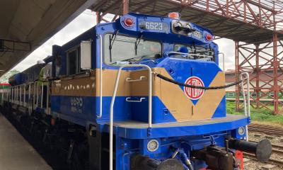 কমলাপুর থেকে পদ্মা সেতু দিয়ে ভাঙ্গার উদ্দেশে ট্রায়াল ট্রেনের যাত্রা শুরু