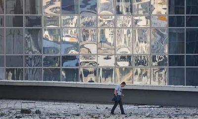 ইউক্রেনীয় ড্রোন হামলায় মস্কোতে ভবন ক্ষতিগ্রস্ত