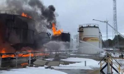 রাতভর ইউক্রেন-রাশিয়ার পাল্টাপাল্টি ড্রোন-রকেট হামলা