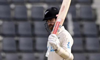 Williamson defies Tigers‍‍` spinners to lead New Zealand to 78-2 at lunch
