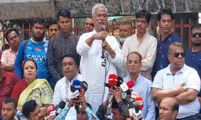 এবার ওবায়দুল কাদেরকে চ্যালেঞ্জ জয়নুল আবেদীনের