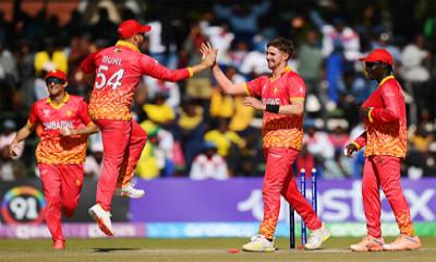 জিম্বাবুয়ের দ্বিতীয় সর্বোচ্চ রানের ব্যবধানে জয়