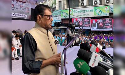 নির্বাচনে আসেন, না হলে আমও যাবে, ছালাও যাবে: ফখরুলকে কাদের