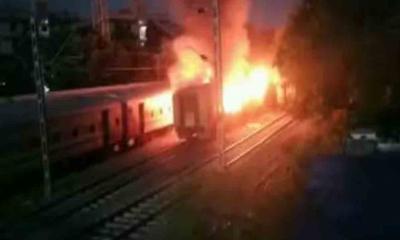 9 Killed As Massive Fire Breaks Out On  Tamil Nadu Train