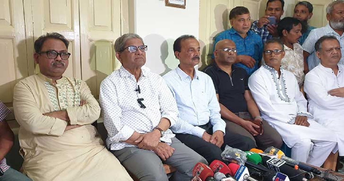 সহিংসতা করে বিএনপির ওপর চাপায় সরকারি দলের লোকেরা: মির্জা ফখরুল