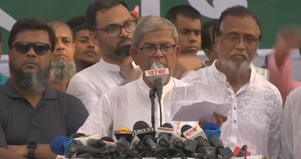 ঢাকার সব প্রবেশপথে অবস্থান কর্মসূচি ঘোষণা বিএনপির