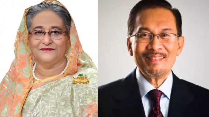 Sheikh Hasina greeted by her Malaysian counterpart on re-election