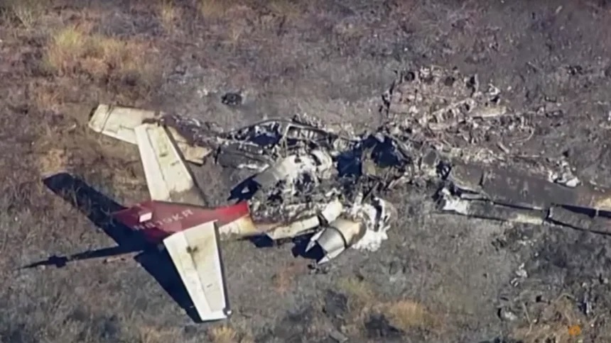Six killed in private jet crash outside Los Angeles