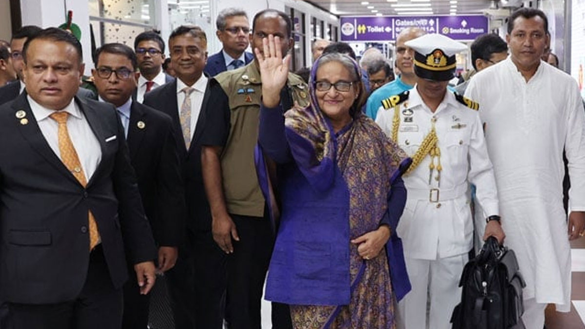 ৩ দিনের রাষ্ট্রীয় সফর শেষে দেশে ফিরেছেন প্রধানমন্ত্রী