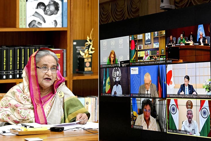 নিষেধাজ্ঞা ও পাল্টা নিষেধাজ্ঞা বিশ্বকে অস্থিতিশীল করছে : প্রধানমন্ত্রী
