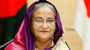 ঢাকার পথে প্রধানমন্ত্রী শেখ হাসিনা