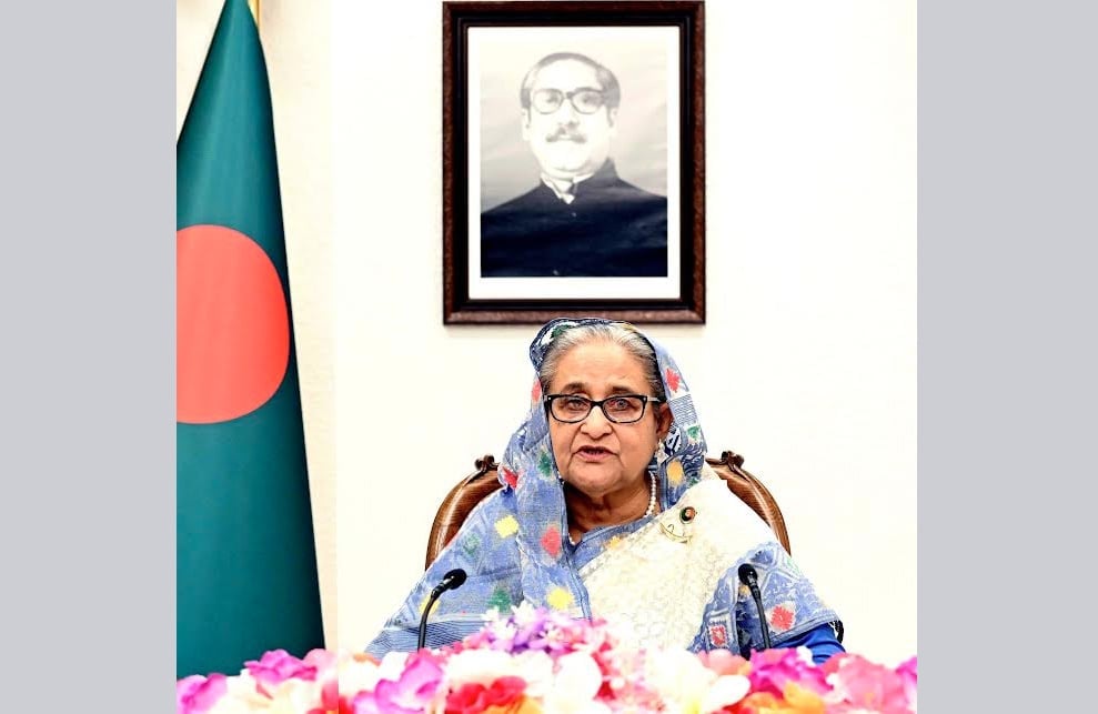 জলবায়ুর প্রভাবে ক্ষতিগ্রস্ত দেশগুলোর জন্য আন্তর্জাতিক সহায়তা আহ্বান জানালেন প্রধানমন্ত্রী
