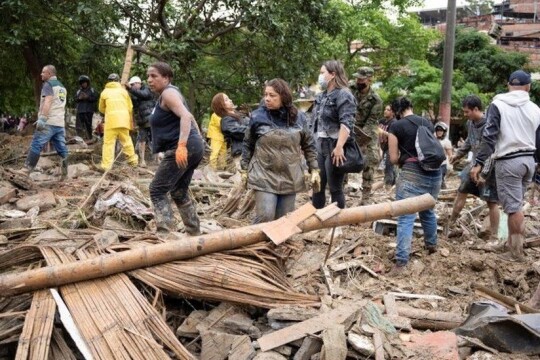 Deadly landslide kills at least 14 in Colombia