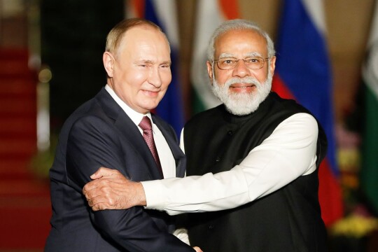 Modi, Putin discuss energy, food markets