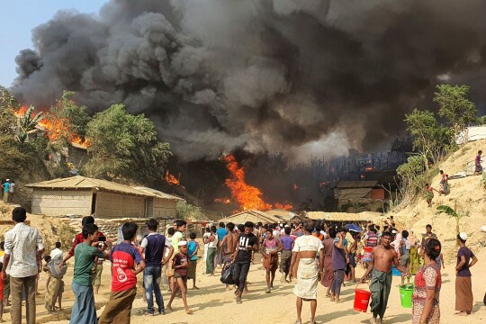 Panel says fire at Rohingya camps 'planned sabotage’