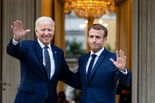 Macron calls for US, France to be ‍‍`brothers in arms‍‍` again