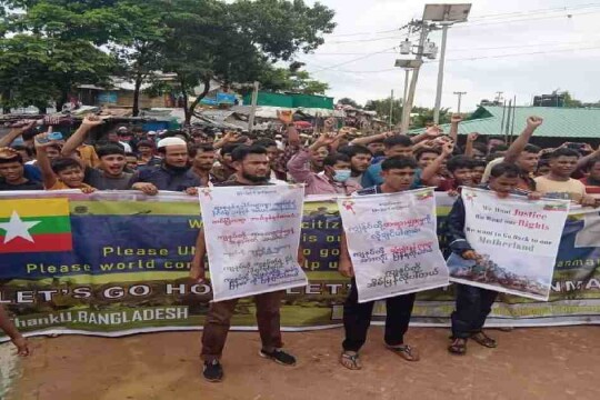 Rohingyas rally in Cox's Bazar, demanding repatriation