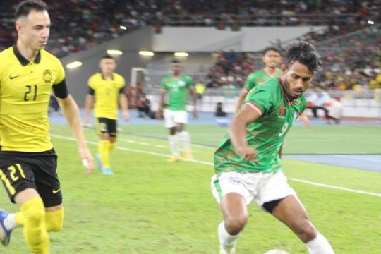 Malaysia down Bangladesh to join Bahrain at Asian Cup finals