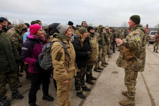 Residents of Ukrainian city near Russian border brace for the unknown