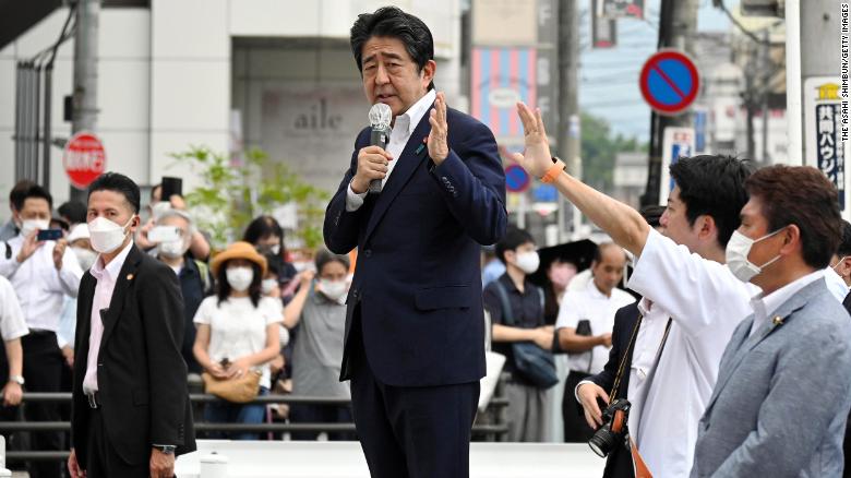 Shinzo Abe in critical condition following gunshot