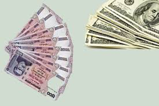 Exchange value of dollar rises by 80 paisa