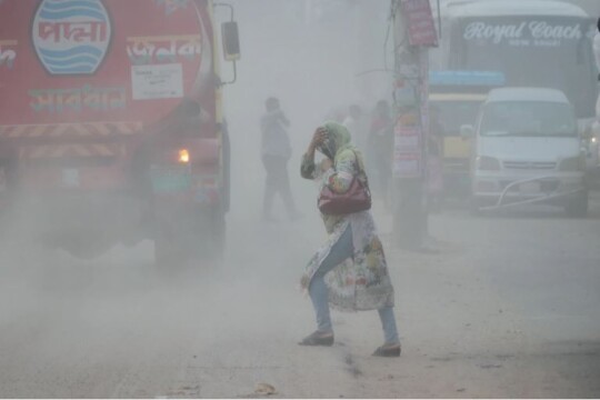 Dhaka’s air still unhealthy this morning