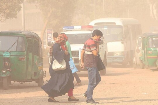 Dhaka’s air quality still ‘very unhealthy’ as it ranks second-worst polluted city