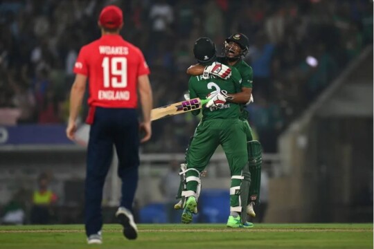 Mehidy and Shanto put the seal on Bangladesh‍‍`s historic series win over England
