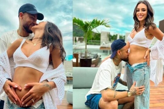 Neymar and his girlfriend are expecting their first child together
