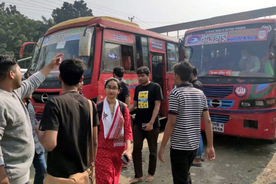 Half-Pass: Bus seized over JU female student harassment
