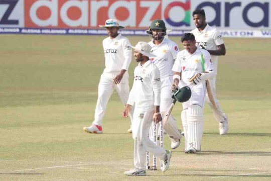 Chattogram Test: Pakistan off to strong reply as Abid nears a century