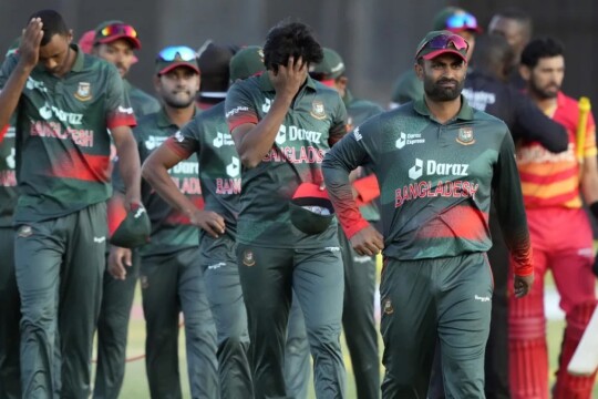 Bangladesh fined for slow over-rate in 2nd ODI against Zimbabwe